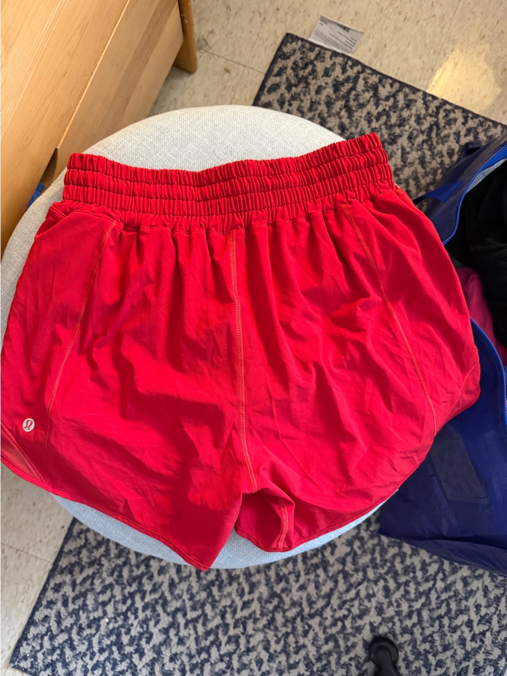 lululemon athletica Vibrant Red Running Shorts
